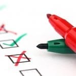 Check list with two pens