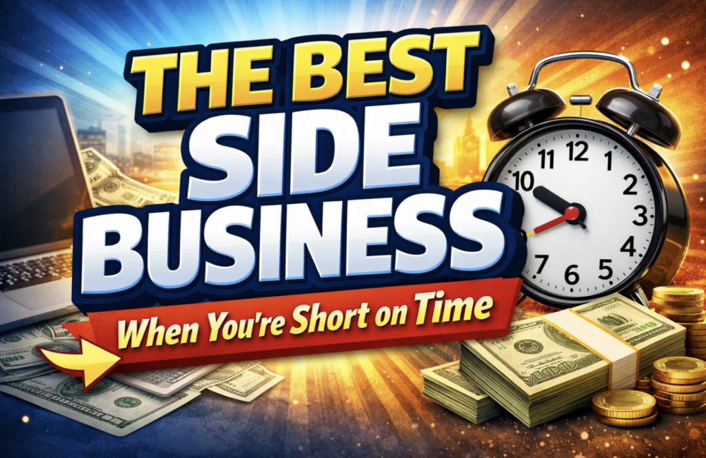 The Best Side Business to Start When You’re Short on Time