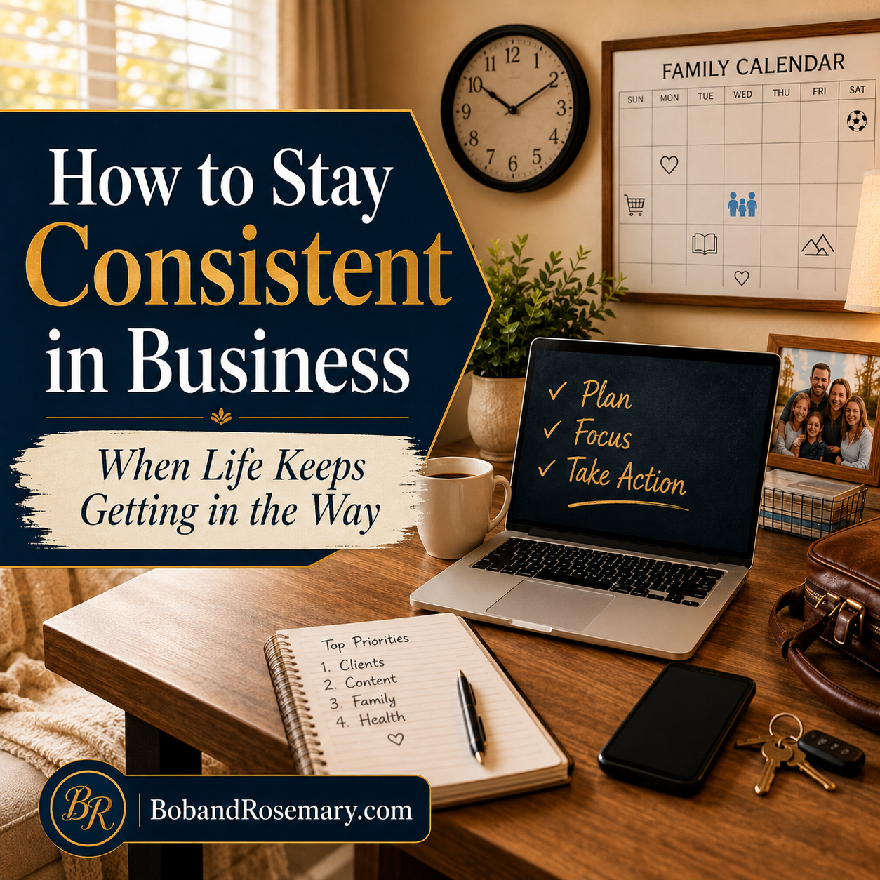 How to Stay Consistent in Business When Life Keeps Getting in the Way