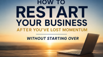 how to restart your business