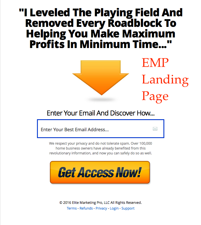 EMP Landing Page